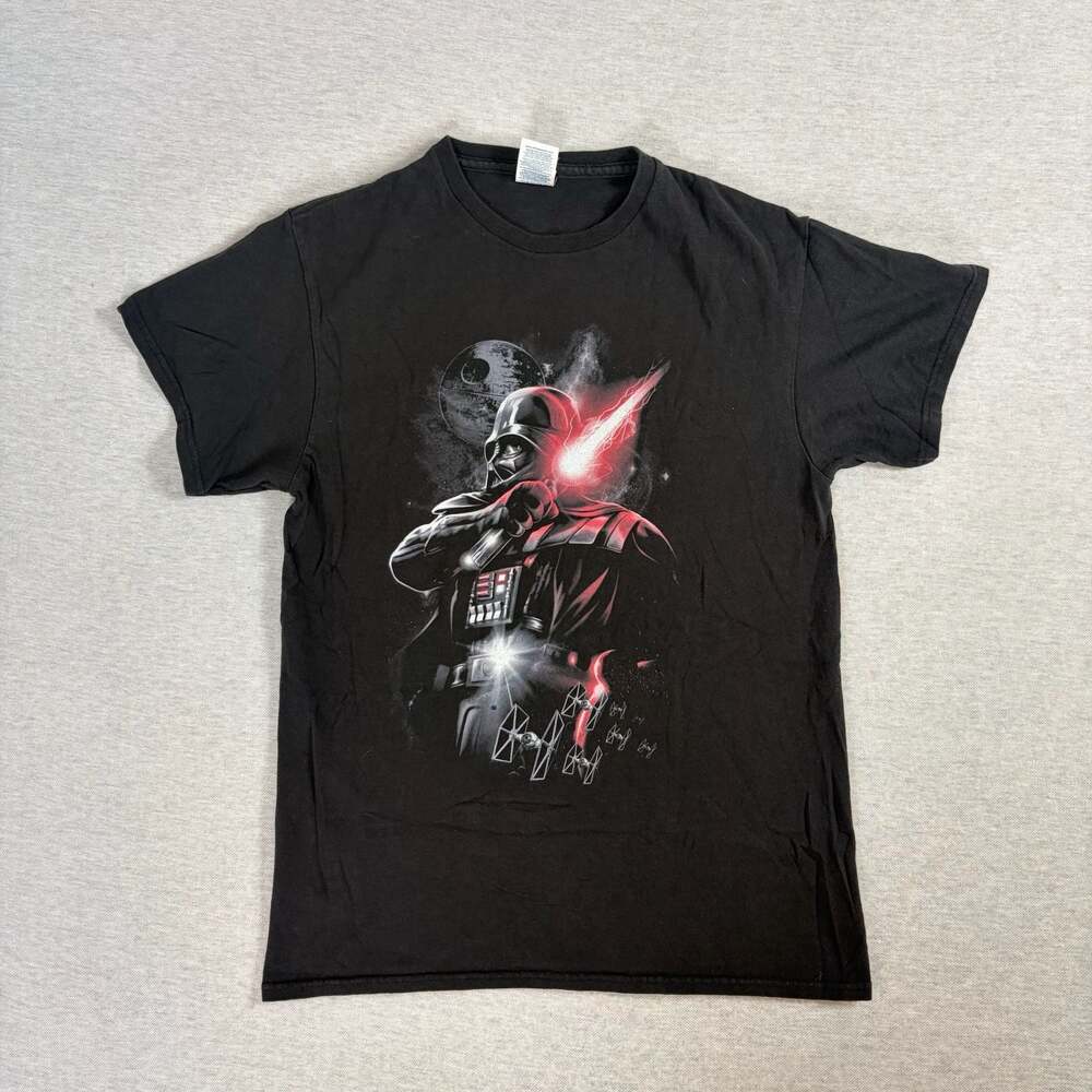 Star Wars Epic Darth Vader Graphic T-Shirt Black Size M